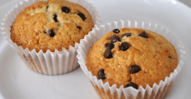 Chocolate Chip Banana Muffins