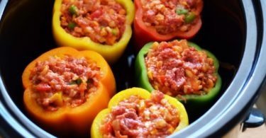 Crockpot Stuffed Peppers