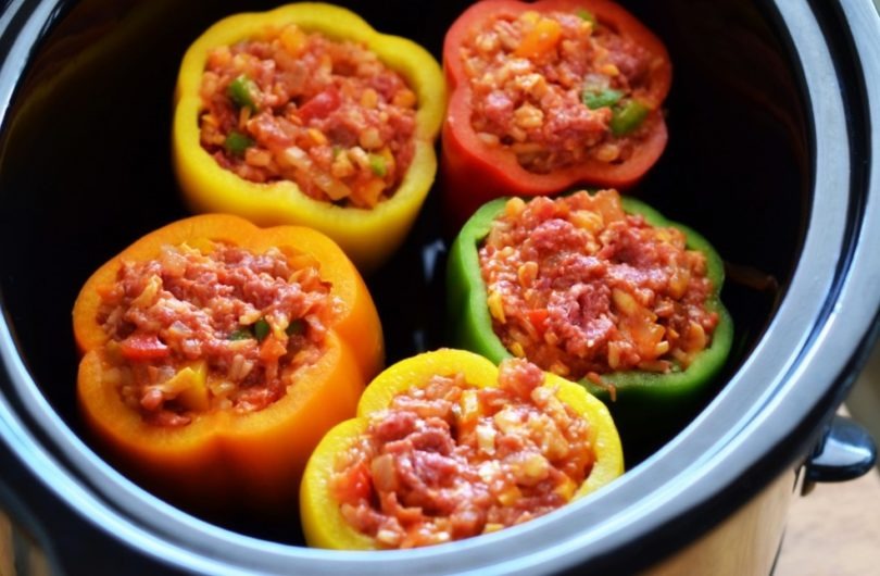 Crockpot Stuffed Peppers