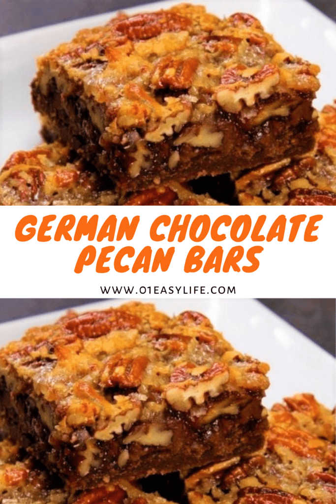 German Chocolate Pecan Bars