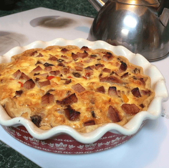 Beef and Cheese Breakfast Quiche