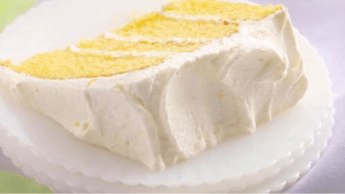 Lemon Velvet Cream Cake