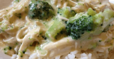 Crock-pot Chicken and Broccoli Over Rice