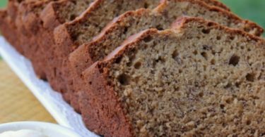 Simple Peanut Butter Banana Bread