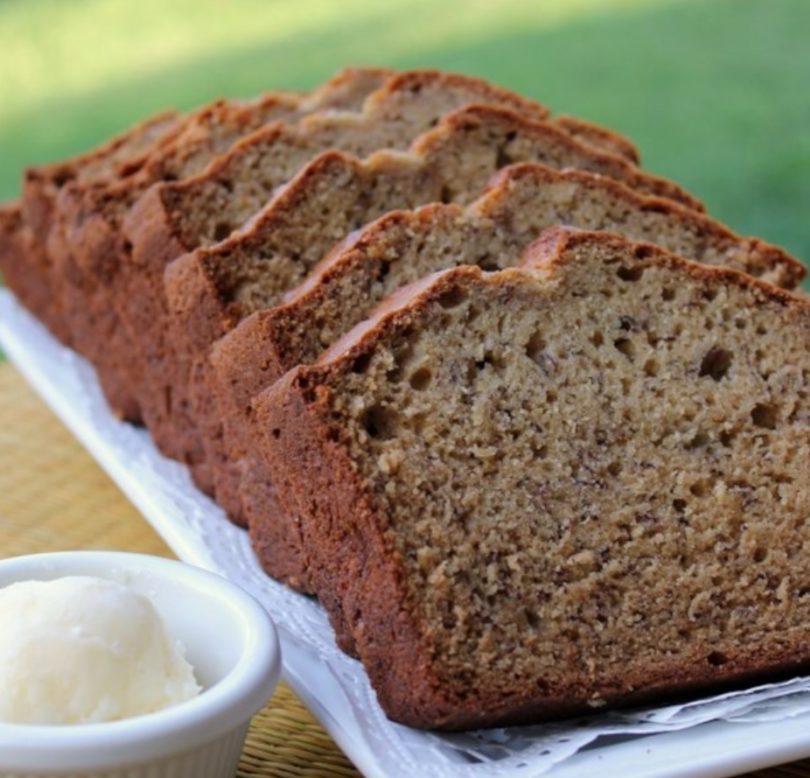 Simple Peanut Butter Banana Bread