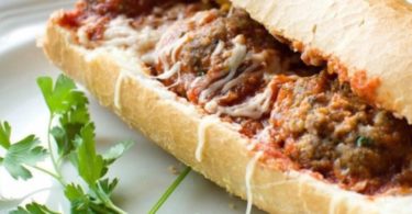 Oven Baked Meatball Sandwiches Recipe