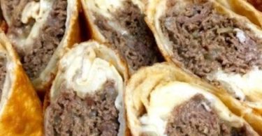 PHILLY CHEESE STEAK EGG ROLLS