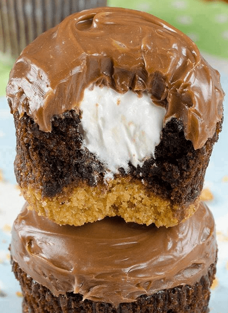 Hershey S’mores Cupcakes