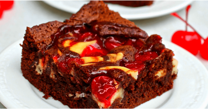 Cherry Cheesecake Brownies