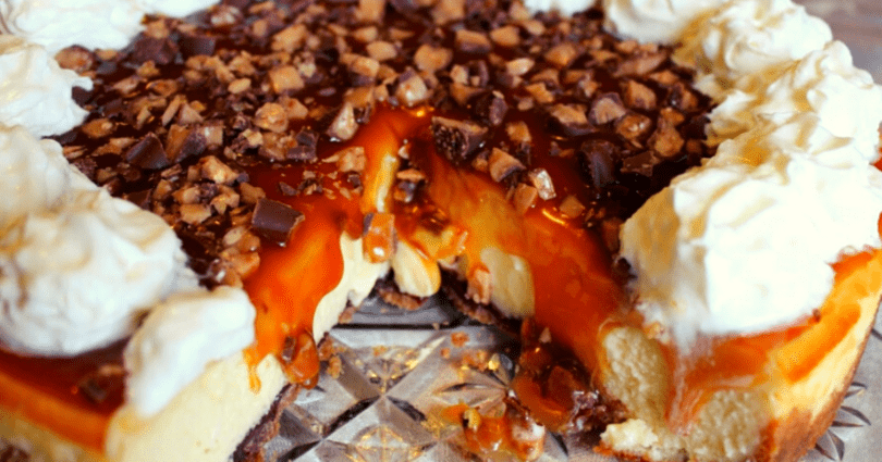 Caramel Toffee Cheesecake