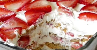 Strawberry Cream Cheese Icebox Cake