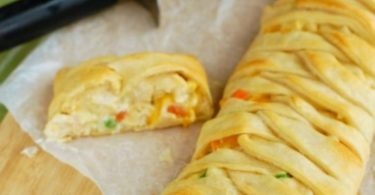 Chicken Pot Pie Crescent Braid