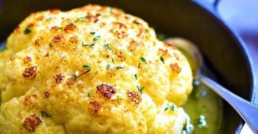 ROASTED CAULIFLOWER WITH BUTTER SAUCE