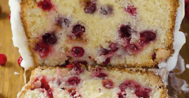 Cranberry Pound Cake