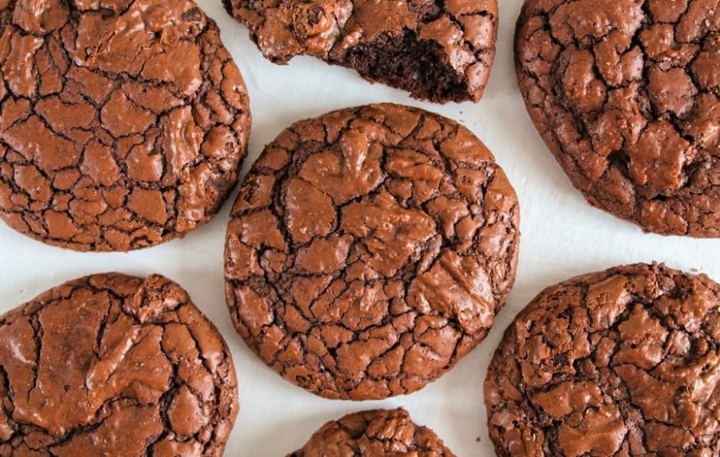 Salted Brownie Cookies