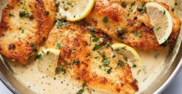 CREAMY PARMESAN LEMON CHICKEN