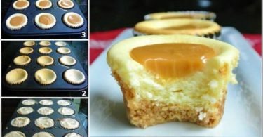 Caramel Cheesecakes Bites