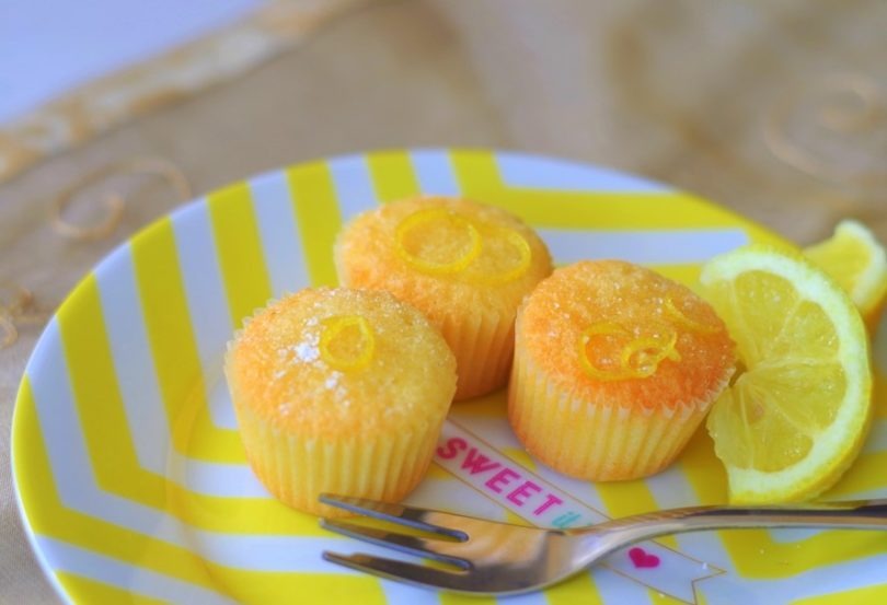 MINI LEMON DROP CAKES