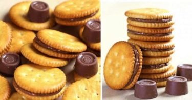 Rolo Stuffed Ritz Crackers