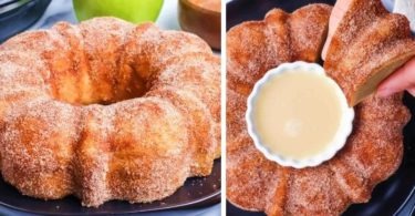 Apple Cider Doughnut Cake With Boxed Cake Mix