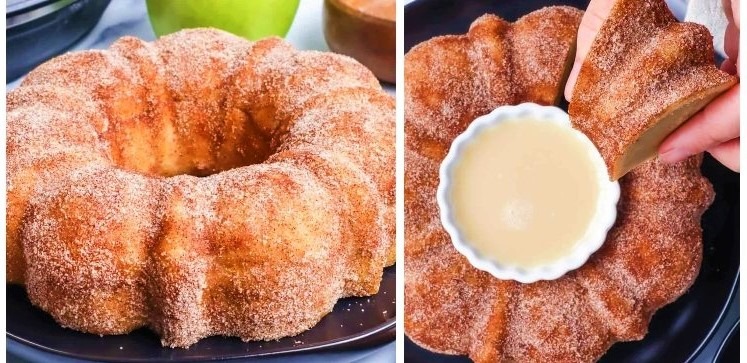 Apple Cider Doughnut Cake With Boxed Cake Mix