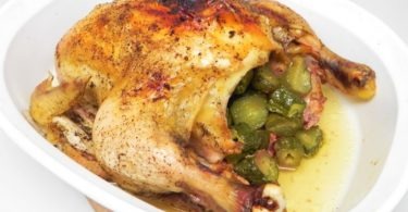 Dill Pickle Slow Cooker Whole Chicken