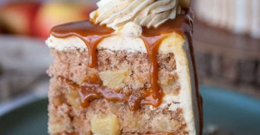 Salted Caramel Apple Cake