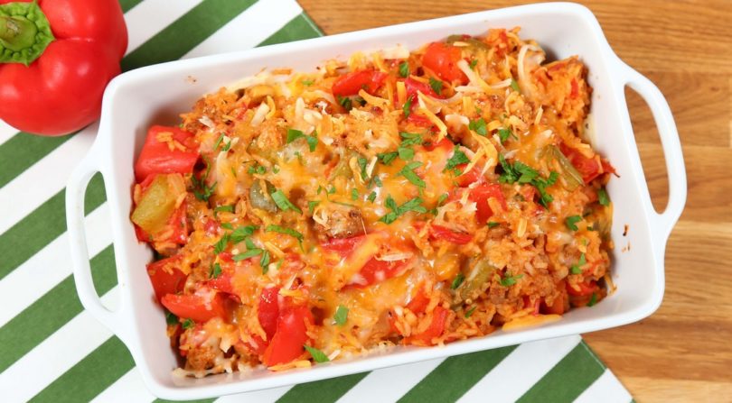 Stuffed Bell Pepper Casserole