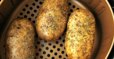 AIR FRYER BAKED POTATOES