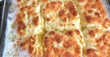 These versatile Butter Swim Biscuits elevate dishes like Blueberry Cobbler, Biscuits and Gravy, and Chicken Pot Pie.