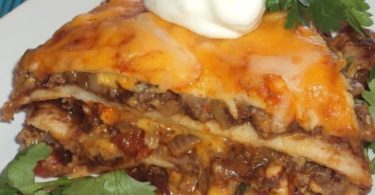 Baked Beef and Bean Enchiladas