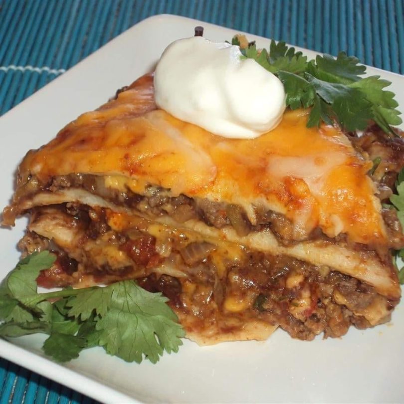 Baked Beef and Bean Enchiladas Easy Recipes