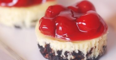 MINI CHERRY CHEESECAKES