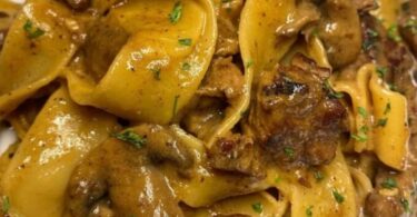 Homemade Beef Stroganoff