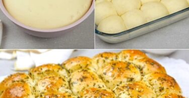 Homemade Garlic Dinner Rolls