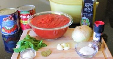 Homemade Italian Tomato Pasta Sauce