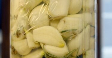 Homemade Pickled Garlic