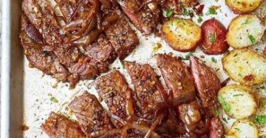 Steak and Potato Sheet Pan