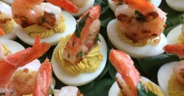 Cajun Shrimp Deviled Eggs