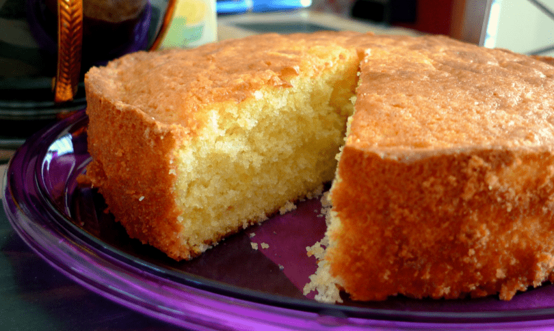 HOMEMADE BUTTER CAKE