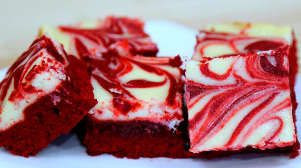 Red Velvet Cheesecake Swirl Brownies