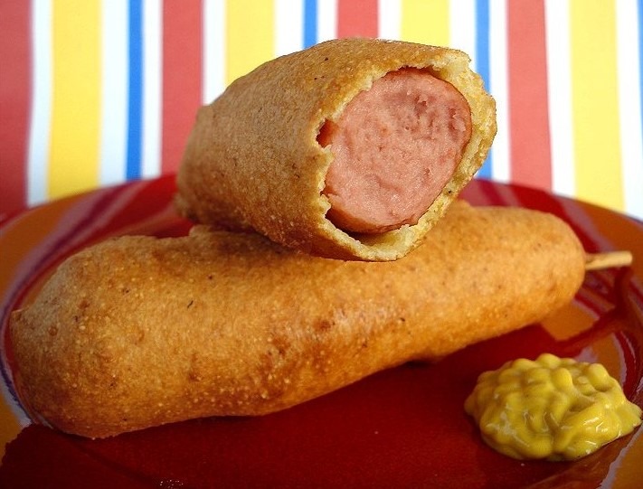 Corn dogs are super easy to make at home