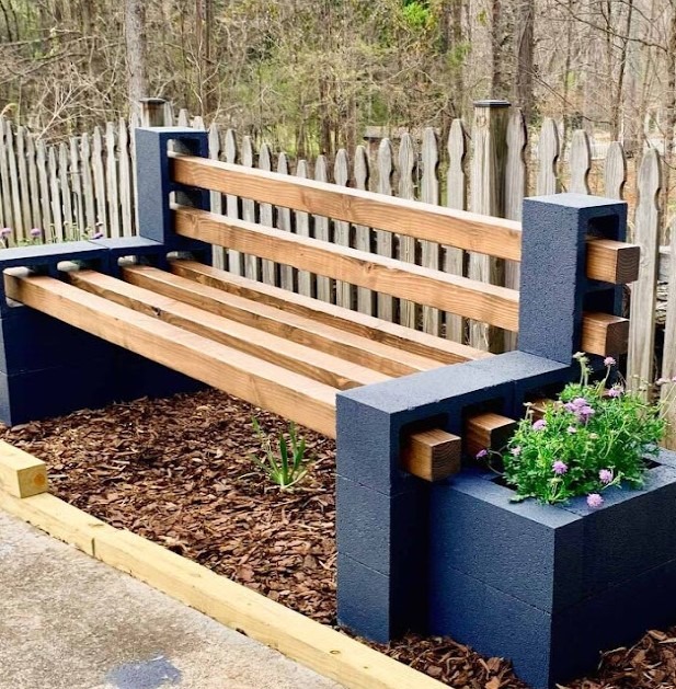 DIY Cinder Block Bench: Create a Stylish Outdoor Seating Solution