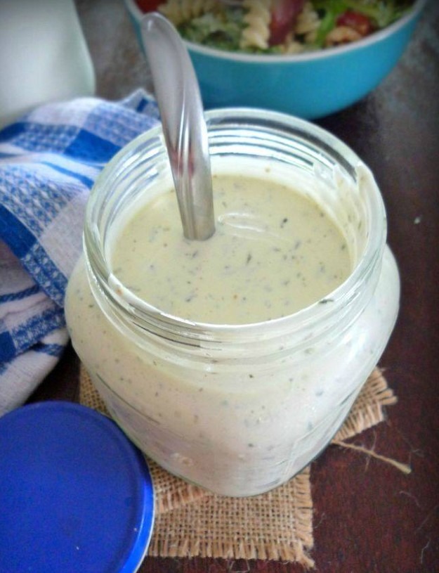 The Best Homemade Ranch Salad Dressing