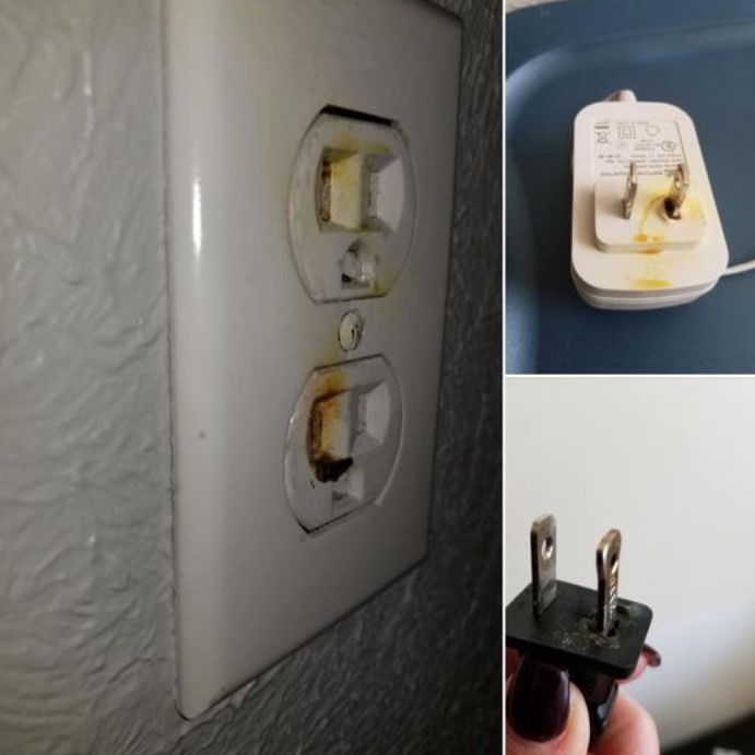 Mom Warns Others About The Link Between A ‘Fishy Smell’ And Melting Electrical Outlets