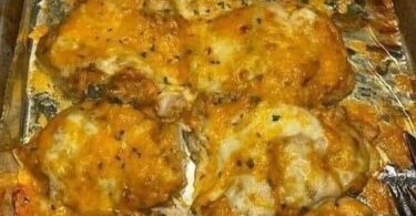 Outback Steakhouse Chicken with Cheese and Mushrooms, a delicious hot dish. There is so much flavor in every bite.