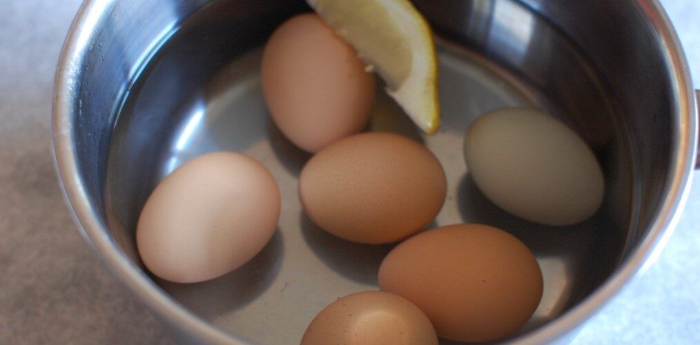 Add Lemon Juice While Boiling Eggs