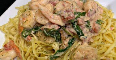 Creamy Tuscan-Inspired Shrimp