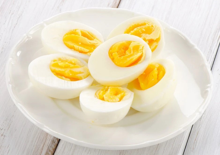 boiled egg yolk color variations