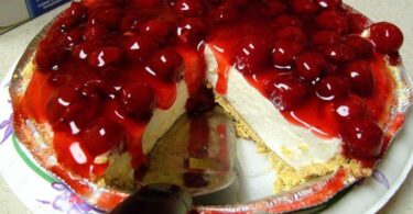 No-Bake Cherry Cheesecake